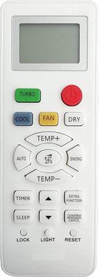 LipiWorld V9014557 AC Compatible for  (VE-131) HAIER AC Remote Controller(White)