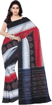 DK FASHION Self Design Sambalpuri Pure Cotton Saree(Multicolor)