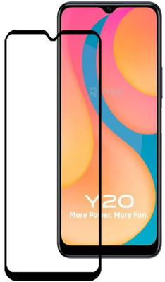 Q Box Edge To Edge Tempered Glass for Vivo Y20(Pack of 1)