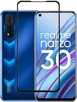Gorilaorginal Edge To Edge Tempered Glass for Realme Narzo 30 Realme Narzo 30 5G(Pack of 1)