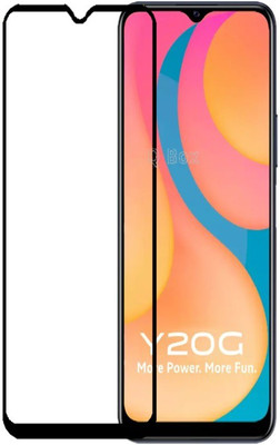 Q Box Edge To Edge Tempered Glass for Vivo Y20G(Pack of 1)