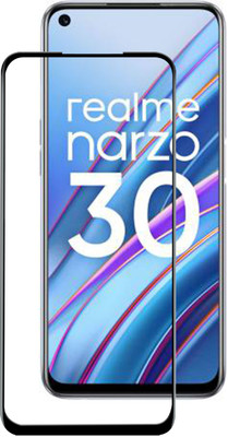 VAlight Edge To Edge Tempered Glass for Realme Narzo 30(Pack of 1)