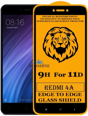 SUNSHINE Edge To Edge Tempered Glass for Mi Redmi 4A(Pack of 1)