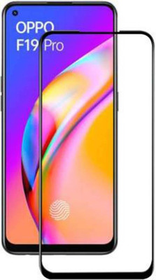 DMJHP Edge To Edge Tempered Glass for Oppo F19 Pro(Pack of 1)