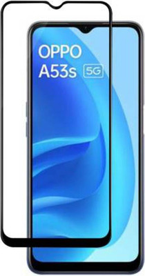 DMJHP Edge To Edge Tempered Glass for Oppo A53s(Pack of 1)