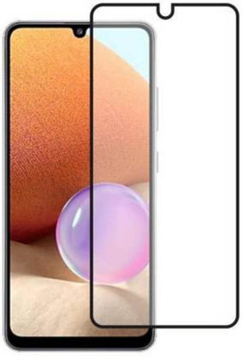DMJHP Edge To Edge Tempered Glass for Samsung Galaxy A32(Pack of 1)