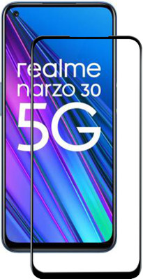 VAlight Edge To Edge Tempered Glass for Realme Narzo 30 5G(Pack of 1)