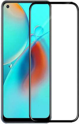 DMJHP Edge To Edge Tempered Glass for Oppo A74(Pack of 1)