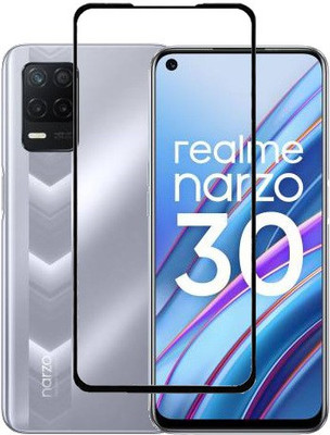 MaxR Edge To Edge Tempered Glass for Realme Narzo 30 Realme Narzo 30 5G(Pack of 1)