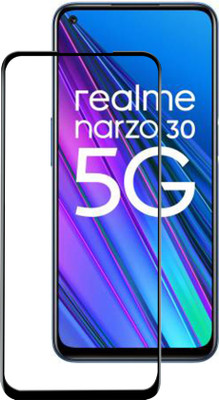 VAlight Edge To Edge Tempered Glass for Realme Narzo 30 5G, realme Narzo 30 5G(Pack of 1)