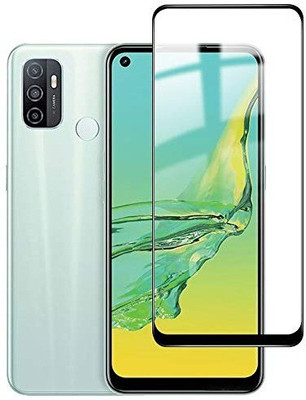 Vastu Art Edge To Edge Tempered Glass for Oppo A32(Pack of 1)