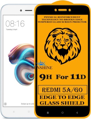 SUNSHINE Edge To Edge Tempered Glass for Mi Redmi Go(Pack of 1)