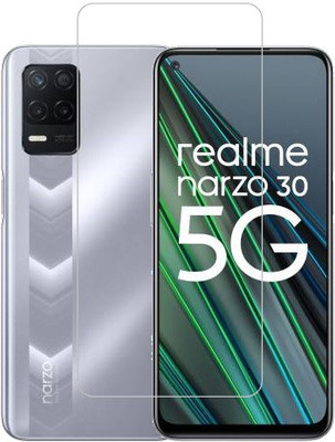 HOBBYTRONICS Tempered Glass Guard for Realme Narzo 30, Realme Narzo 30 (5G)(Pack of 1)