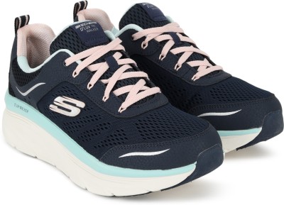 Skechers D'Lux Walker-Infinite Motion Running Shoes For Women(Navy , 5)