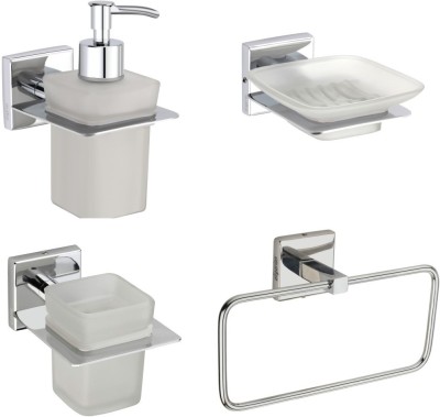 aligarian Steel, Glass Bathroom Set