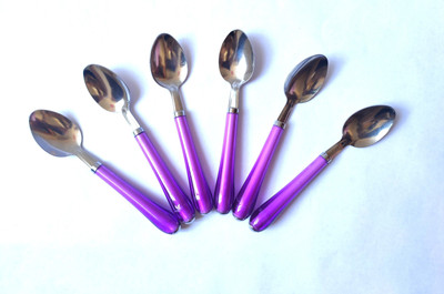 Prodealnet Dining Table Spoon 6-Pieces Set for Kitchen and Dining Table Steel with Shiny Multi colour Plastic Handle Spoon Set for Home and Kitchen (Set of 6) Pack of 1 (Multi colour ) Steel Table Spoon Set (Pack of 6) Steel Table Spoon Set(Pack of 6) Prodealnet Dining Table Spoon 6-Pieces Set for Kitchen and Dining Table Steel with Shiny Multi colour Plastic Handle Spoon Set for Home and Kitchen (Set of 6) Pack of 1 (Multi colour ) Steel Table Spoon Set (Pack of 6) Steel Table Spoon Set(Pack of 6)