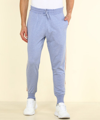 PETER ENGLAND Solid Men Blue Track Pants