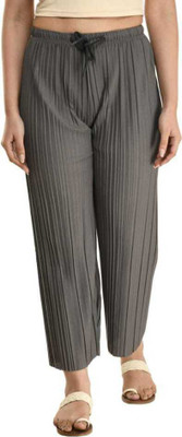 Annectant Regular Fit Women Grey Trousers