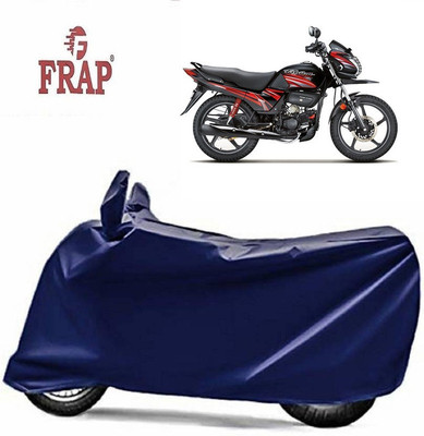 Frap Two Wheeler Cover for Hero(Passion Pro TR, Blue)