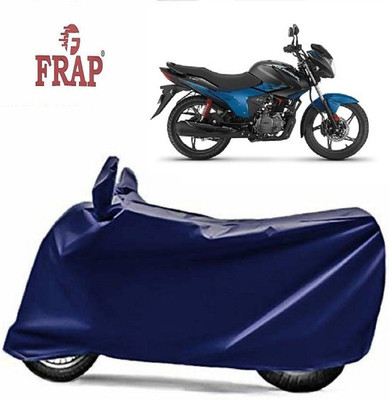 Frap Two Wheeler Cover for Hero(Glamour, Blue)