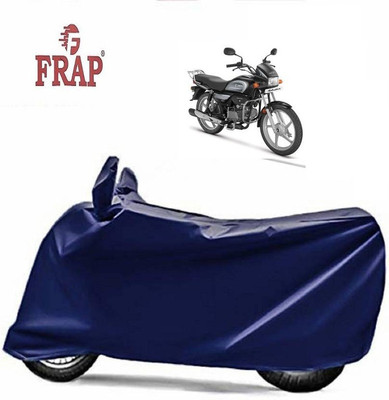 Frap Two Wheeler Cover for Hero(Splendor Plus, Blue)