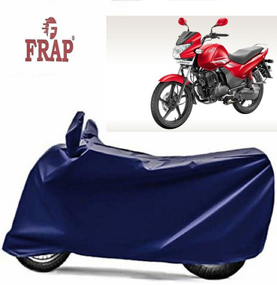 Frap Two Wheeler Cover for Hero(Achiever, Blue)
