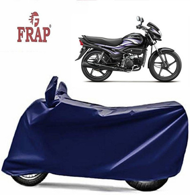 Frap Two Wheeler Cover for Hero(Super Splendor, Blue)