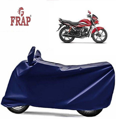 Frap Two Wheeler Cover for Hero(Passion Pro, Blue)