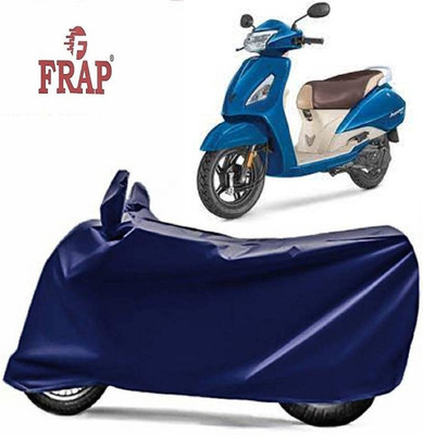 Frap Two Wheeler Cover for TVS(Jupiter, Blue)