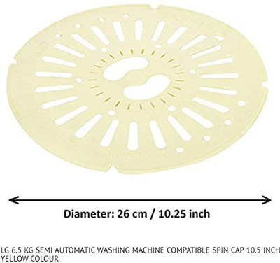 Agrim yellow Samsung 8 kg semi automatic washing machine spin cap / safety cover /spin cover Washing Machine Net(Pack of 1)