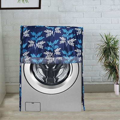 Groki Front Loading Washing Machine  Cover(Width: 58 cm, Blue)
