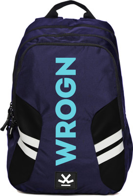 WROGN Hustle 4.0 Unisex with Rain Cover 35 L Laptop Backpack(Blue)