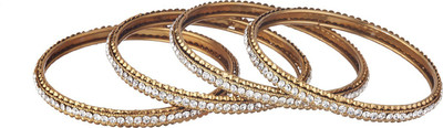 ZENEME Alloy Bangle Set(Pack of 4)