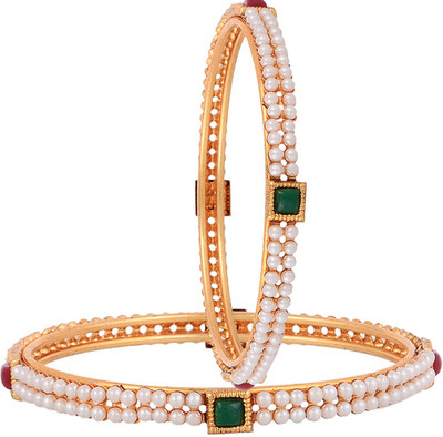 ZENEME Alloy Bangle Set(Pack of 2)