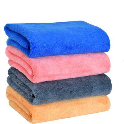YELLOW WEAVES Microfiber 400 GSM Hand, Face Towel Set(Pack of 4)