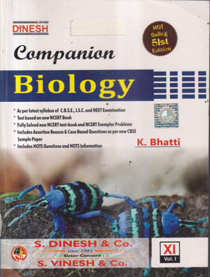 COMPANION BIOLOGY VOL I & II CLASS -XI(Paperback, K. BHATTI)