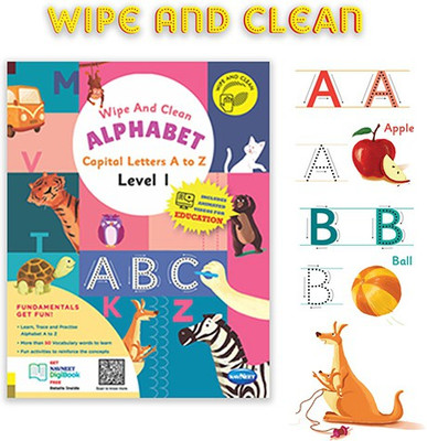 Navneet Wipe and Clean Alphabet(Paperback, Navneet Education)