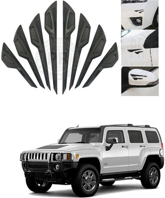 PECUNIA Car Vehicle8 Pcs Door Side Guard Anti Crash Strip Exterior Avoid Bumps Collsion Impact Protector Sticker Hummer H3 Car Air Vent Trim(Pack of 8)