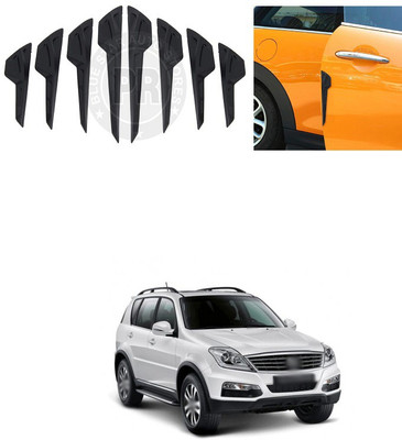 XZRTZ Plastic Car Bumper Guard(Black, Pack of 8, Mahindra, SsangYong Rexton)