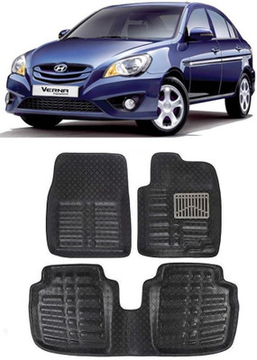 ARNEJA Polyutherine 3D Mat For  Hyundai Verna Transform(Black)