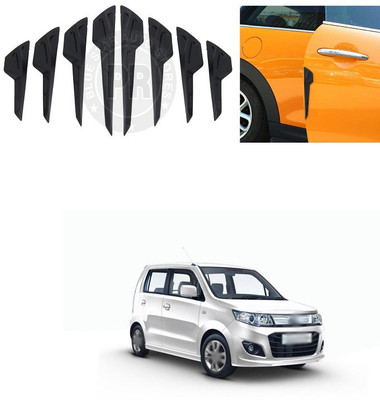 XZRTZ Plastic Car Door Guard(Black, Pack of 8, Maruti, WagonR)