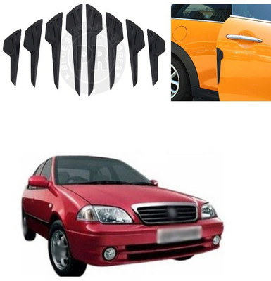 XZRTZ Plastic Car Door Guard(Black, Pack of 8, Maruti, Esteem)