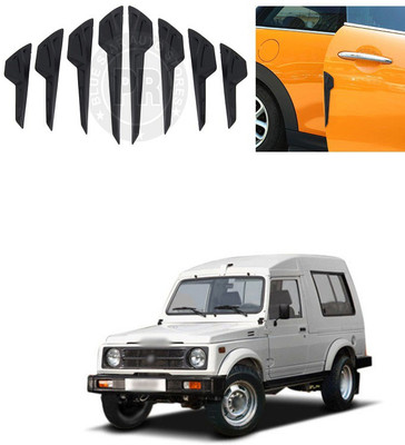 XZRTZ Plastic Car Door Guard(Black, Pack of 8, Maruti, Gypsy)
