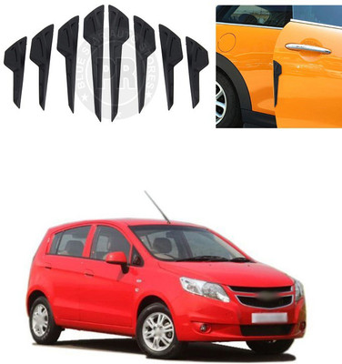 XZRTZ Plastic Car Door Guard(Black, Pack of 8, Chevrolet, UVA)