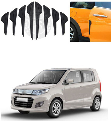 XZRTZ Plastic Car Bumper Guard(Black, Pack of 8, Maruti, WagonR)
