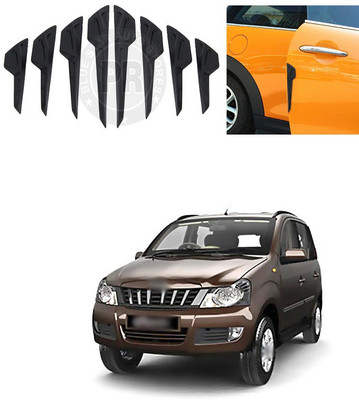 XZRTZ Plastic Car Door Guard(Black, Pack of 8, Mahindra, Quanto)