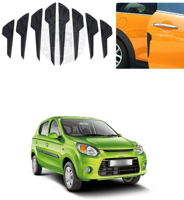 XZRTZ Plastic Car Bumper Guard(Black, Pack of 8, Maruti, Alto 800)