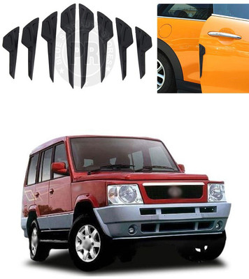 XZRTZ Plastic Car Bumper Guard(Black, Pack of 8, Tata, Sumo)