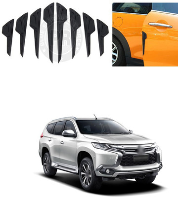 XZRTZ Plastic Car Bumper Guard(Black, Pack of 8, Mitsubishi, Pajero Sport)