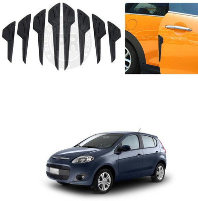 XZRTZ Plastic Car Door Guard(Black, Pack of 8, Fiat, Palio)